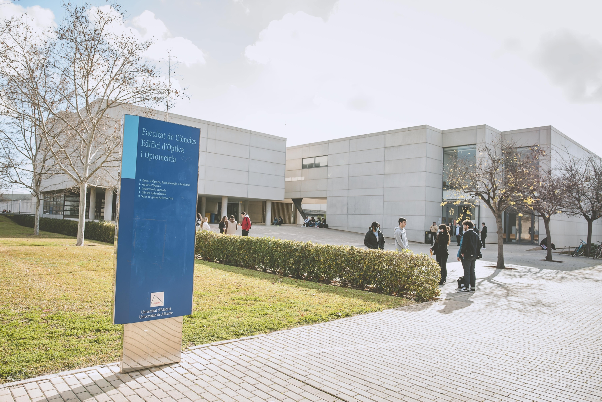 Exterior view of the University of Alicante